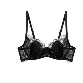 Lace ultra-thin transparent bra