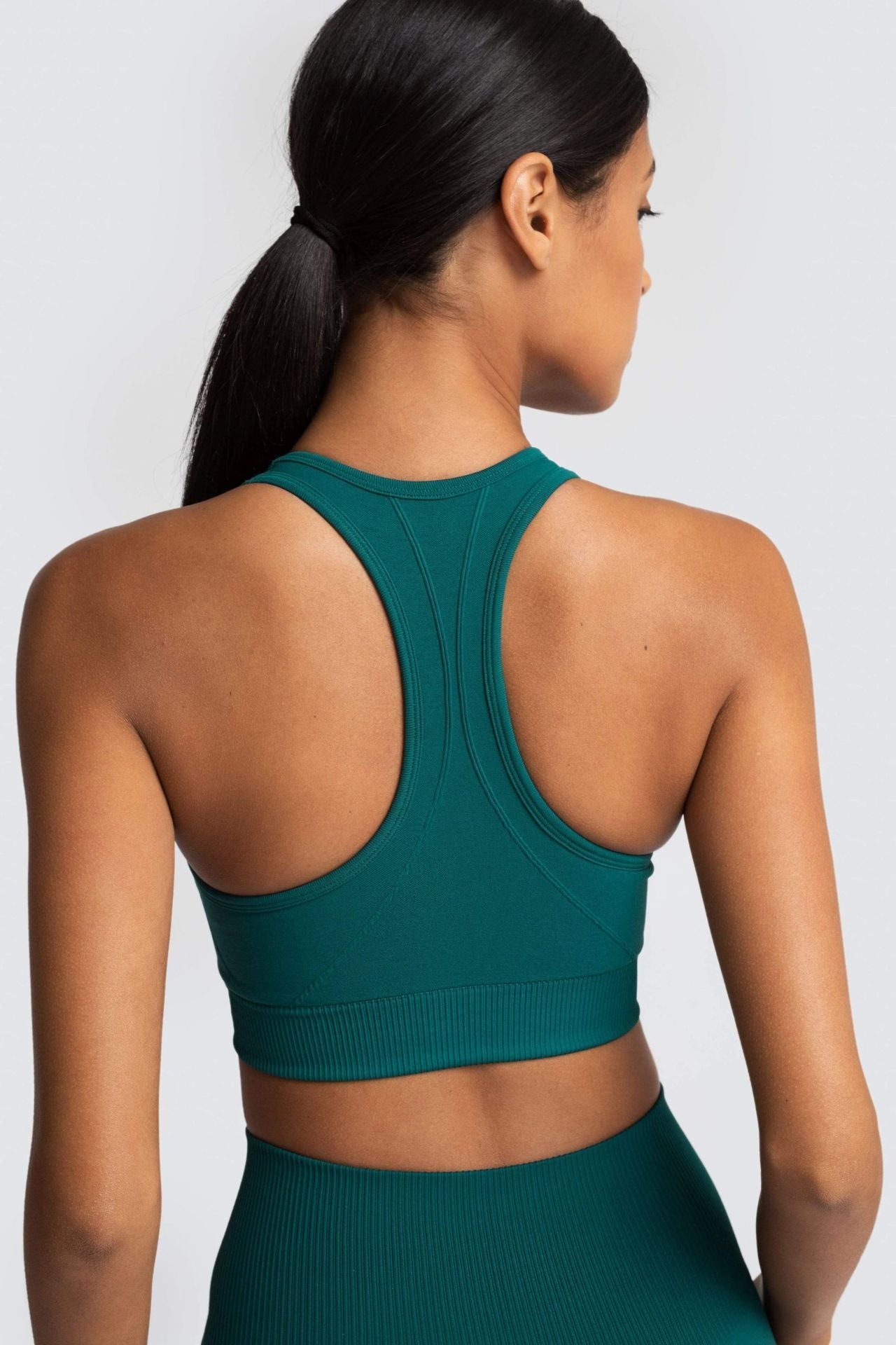 Seamless Knitted Hip Yoga Bra