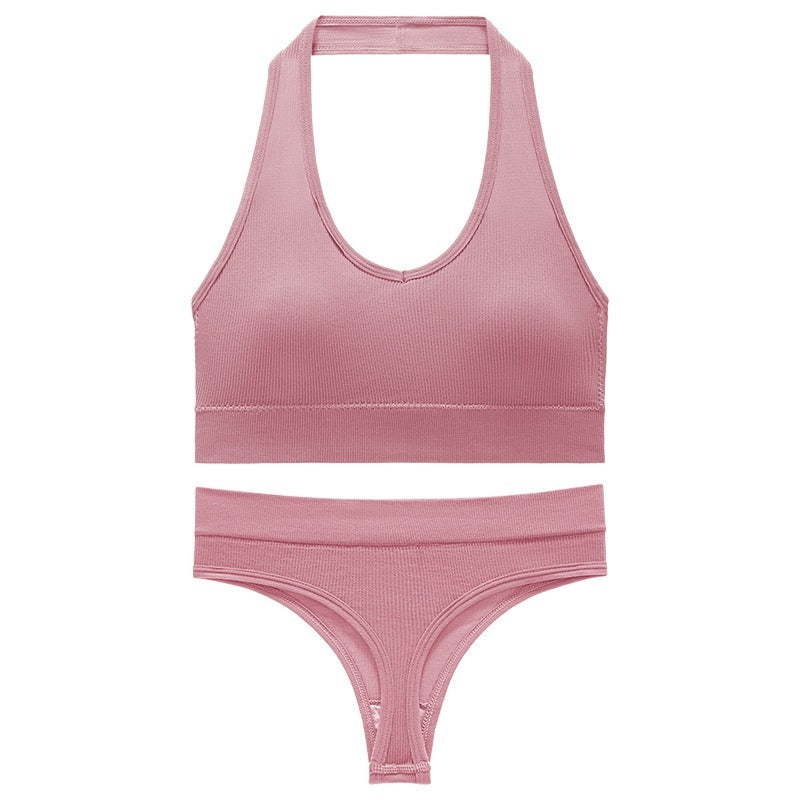 No Steel Ring Push Up Sports Bra Female