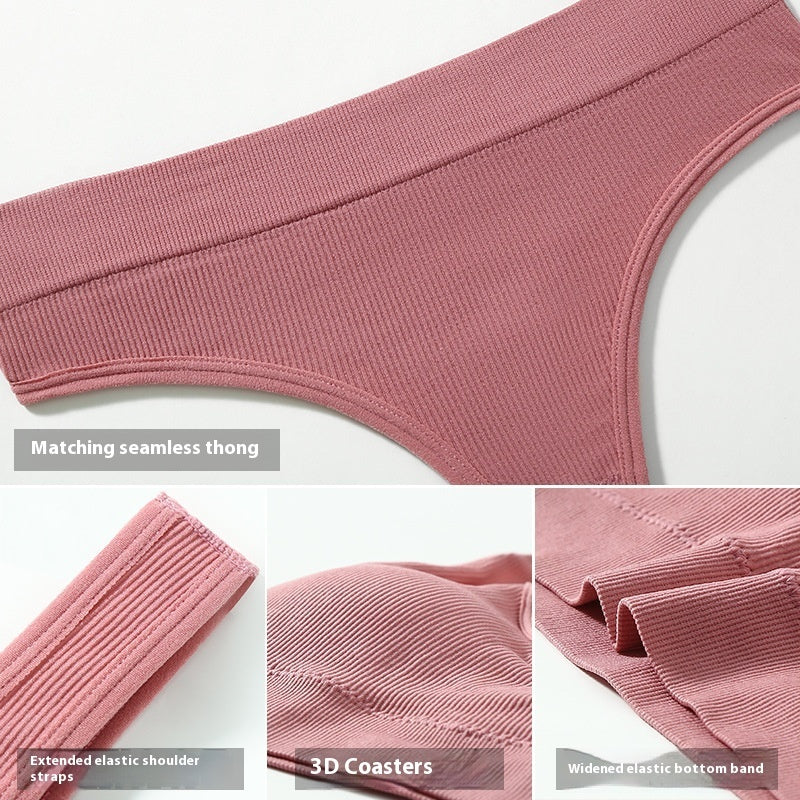 No Steel Ring Push Up Sports Bra Female