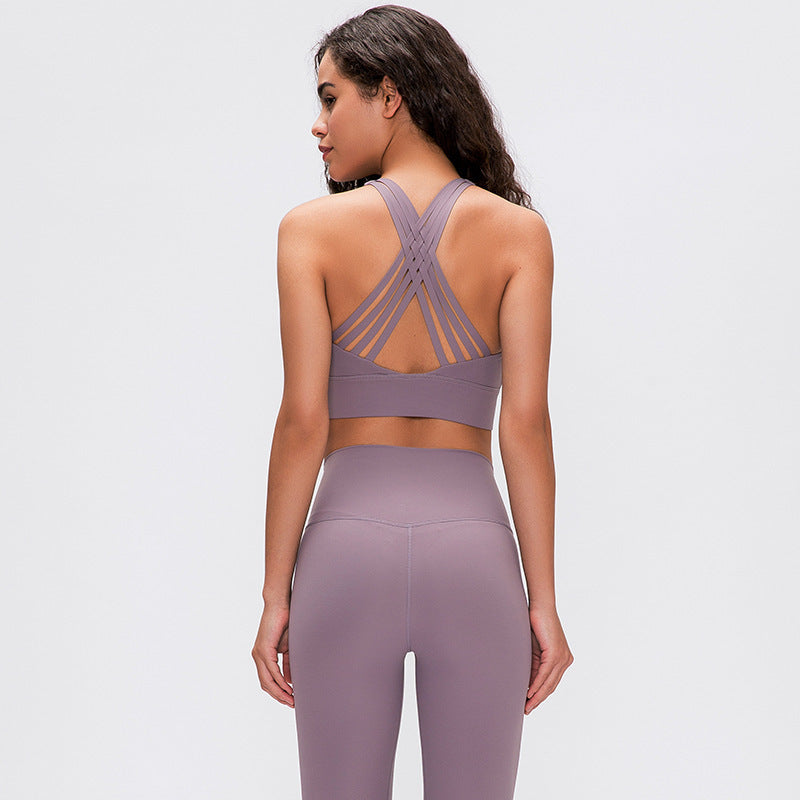 Fitness beauty back yoga bra