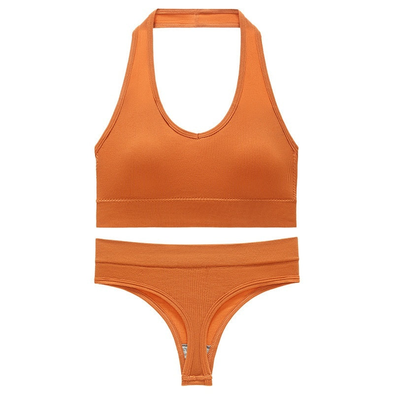 No Steel Ring Push Up Sports Bra Female