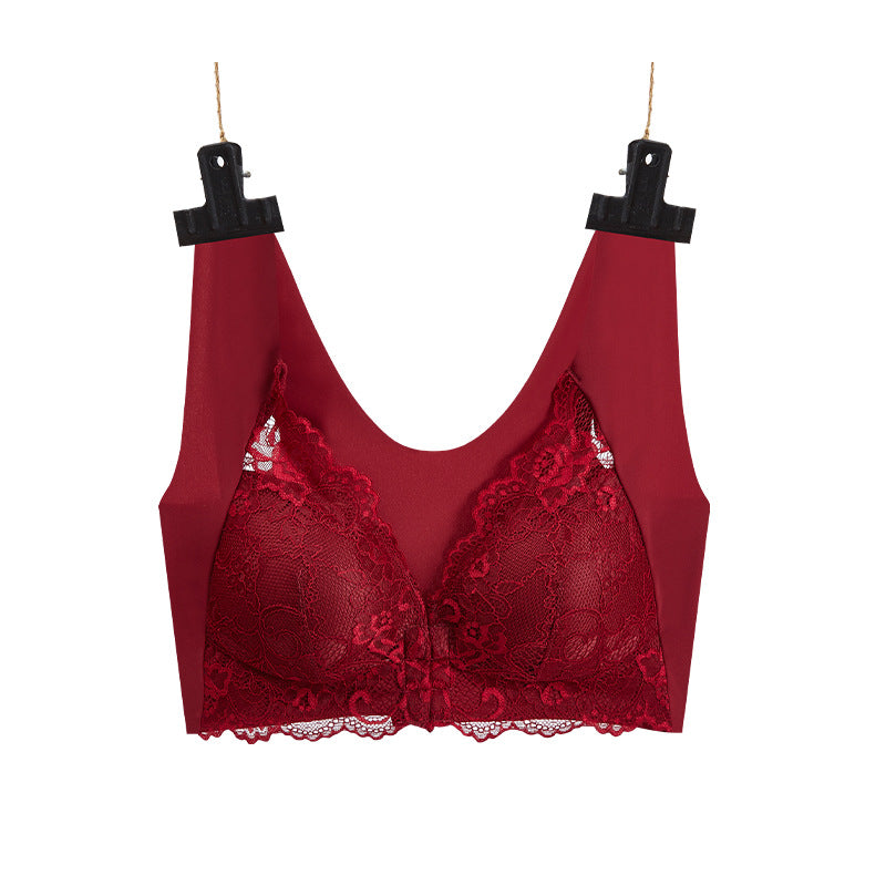 Underwear Plus Size Lace Bra Vest