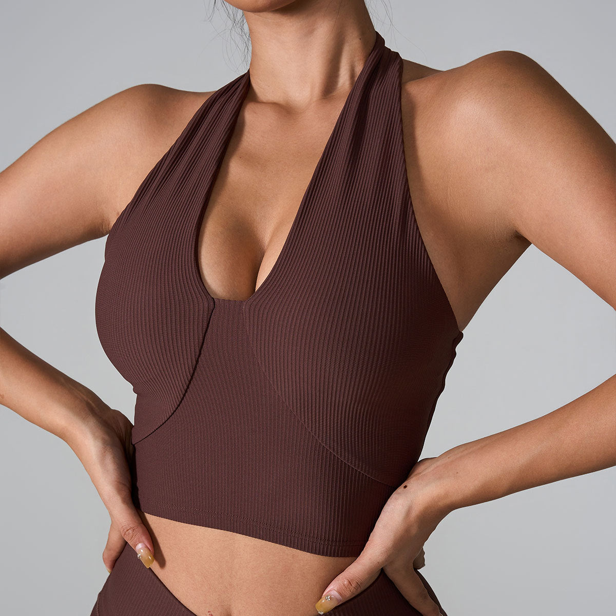 Halter Bra Shockproof Sports Tight Sports Vest