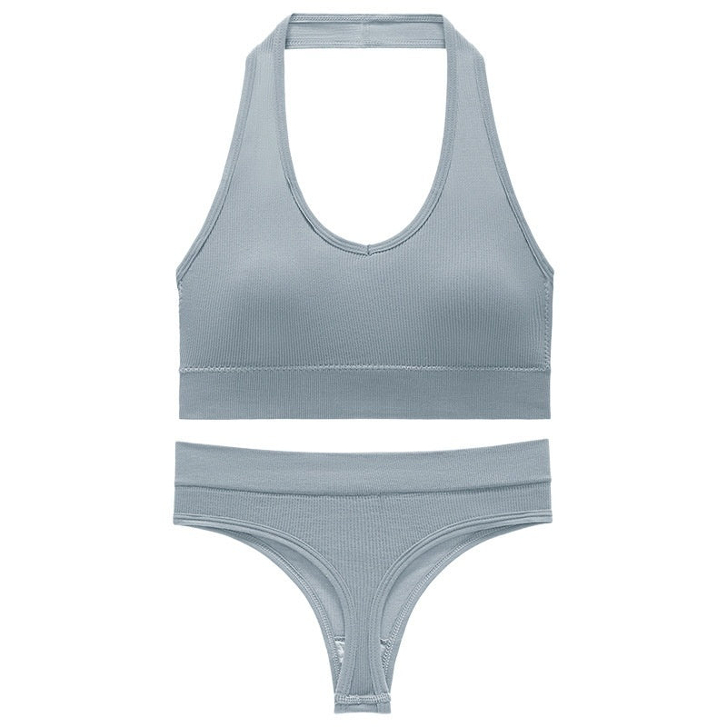 No Steel Ring Push Up Sports Bra Female