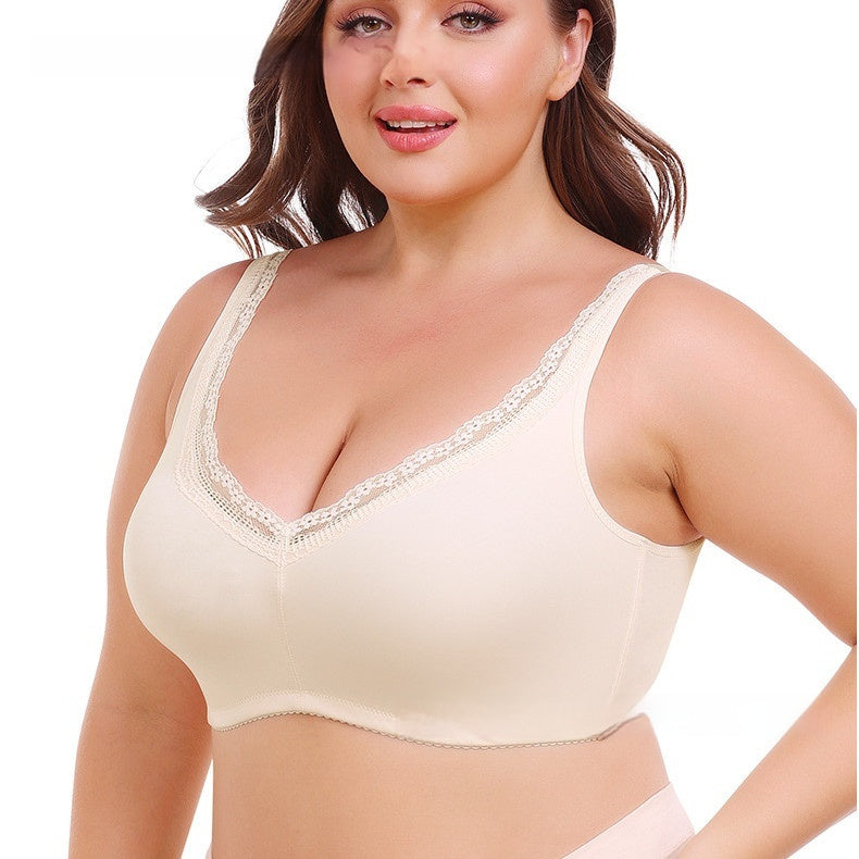 Plus-sized Full Cup Plus Size Thin Underwear Bra