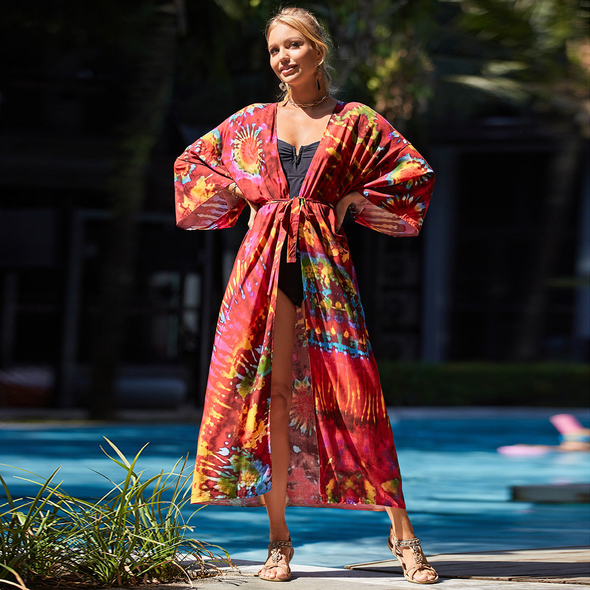 Sun Protection Cardigan Women's Swimsuit Bikini Cover-up
