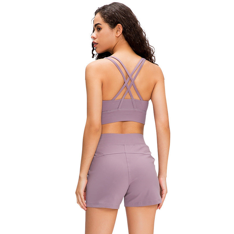 Skin-friendly Yoga Fitness Running Sports Bra Vest For Women