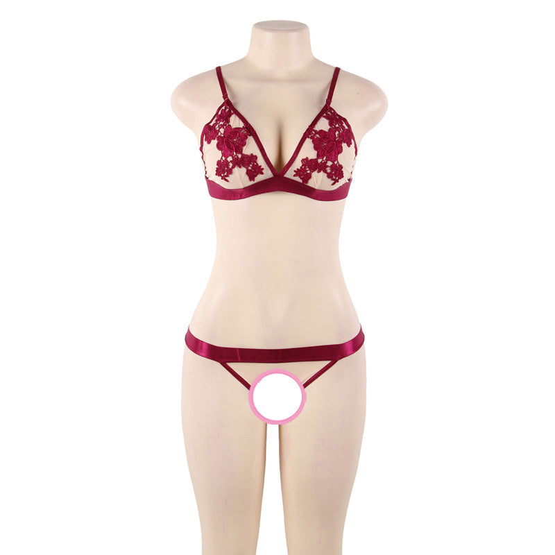 Ladies lace bra set