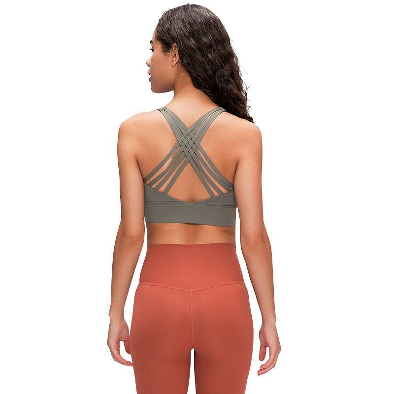Fitness beauty back yoga bra
