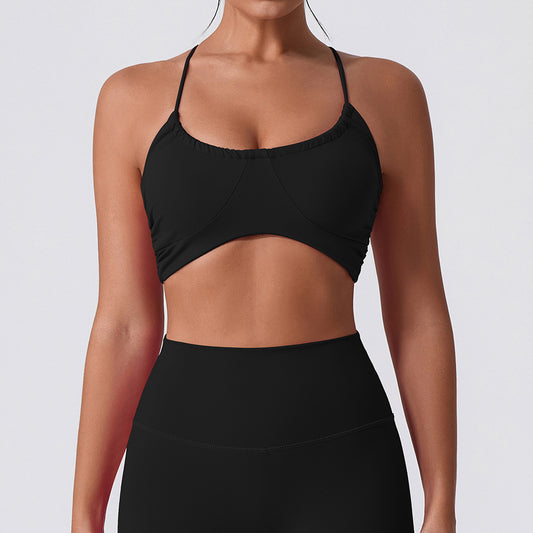 Sports Underwear Beautiful Back Push Up Outer Wear Workout Bra Yoga Vest