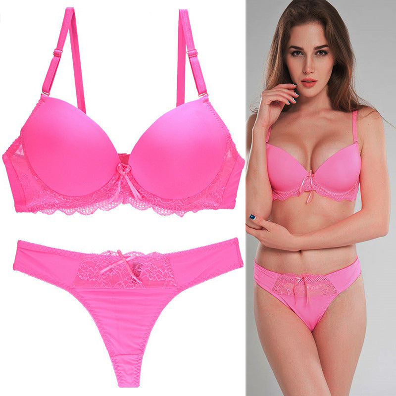 Lace Bra Set Women's Plus Size Underwear Set