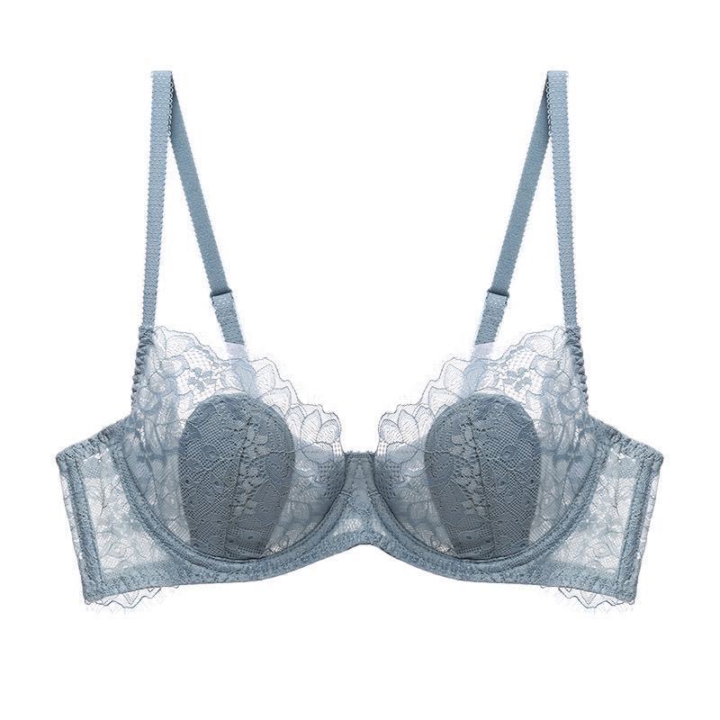 Lace ultra-thin transparent bra