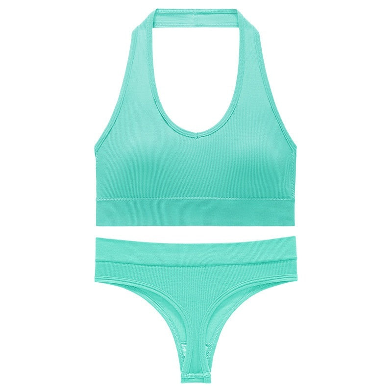 No Steel Ring Push Up Sports Bra Female