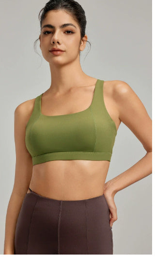 Sexy Cross Backless Bra Sports Workout Underwear