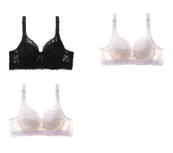 Lace Sexy Plus Size Thin Bra