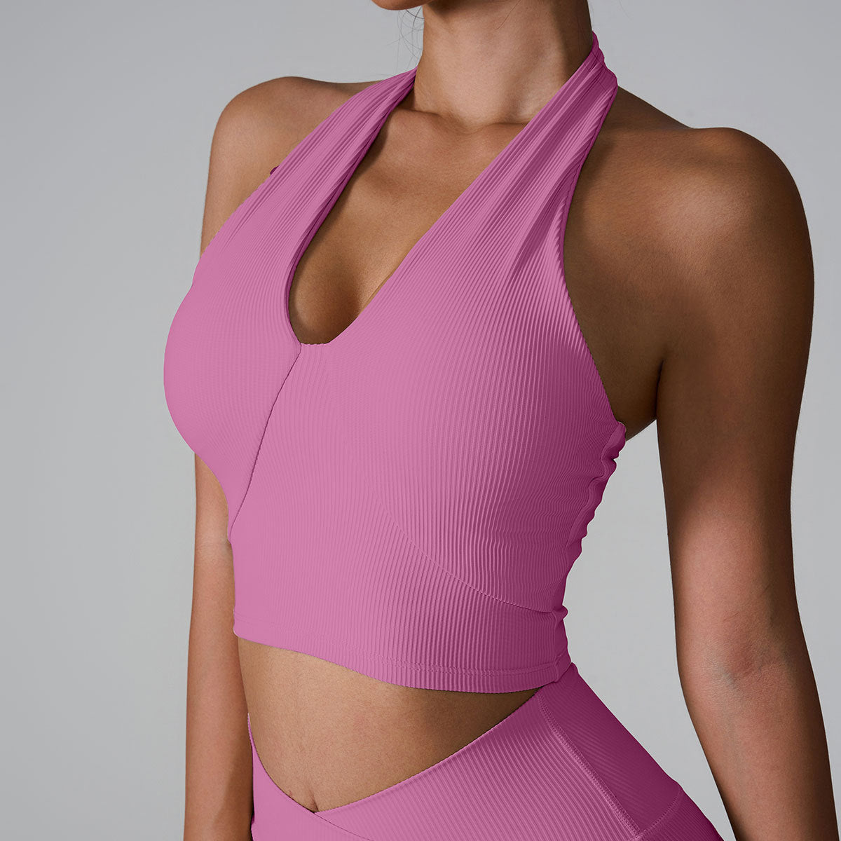 Halter Bra Shockproof Sports Tight Sports Vest
