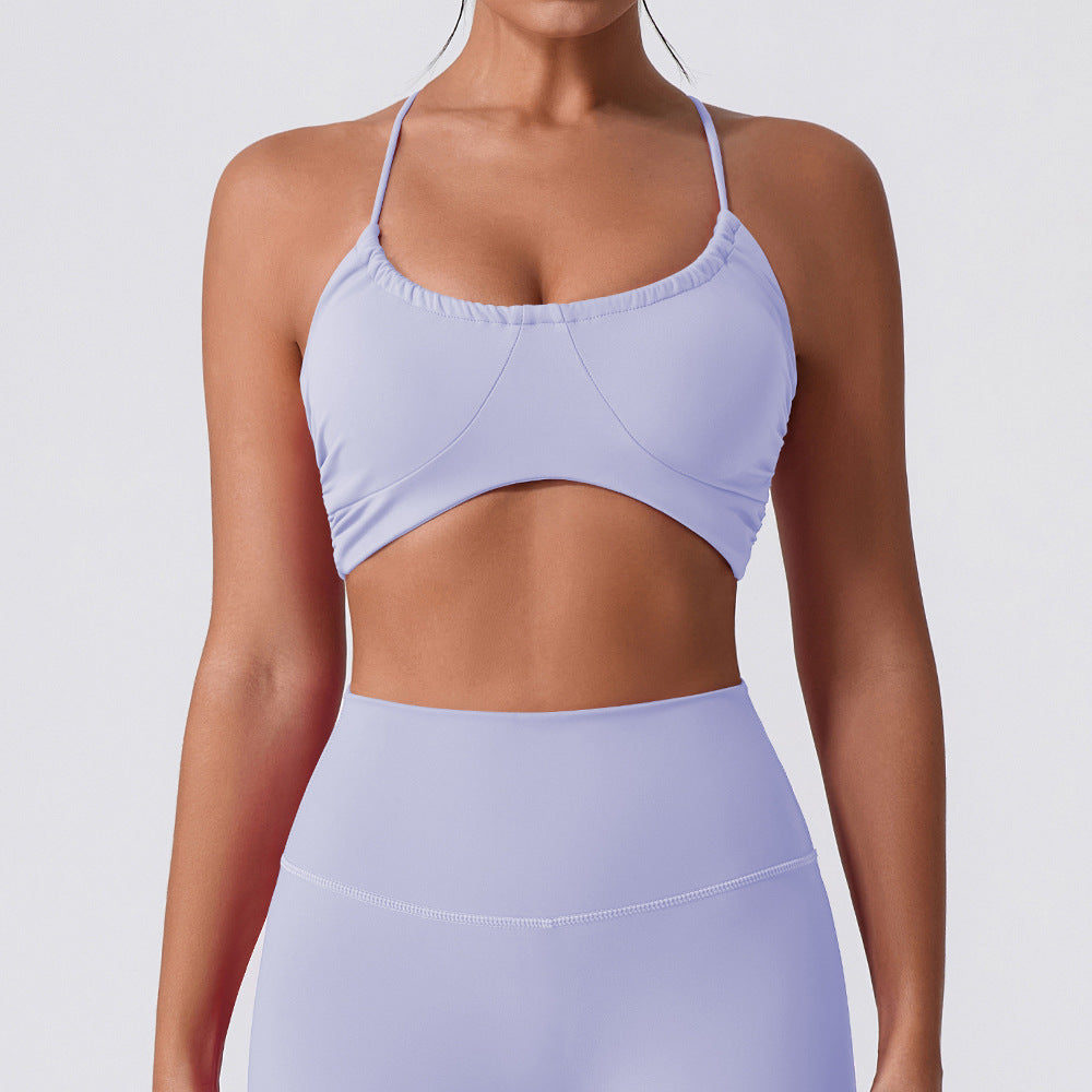 Sports Underwear Beautiful Back Push Up Outer Wear Workout Bra Yoga Vest