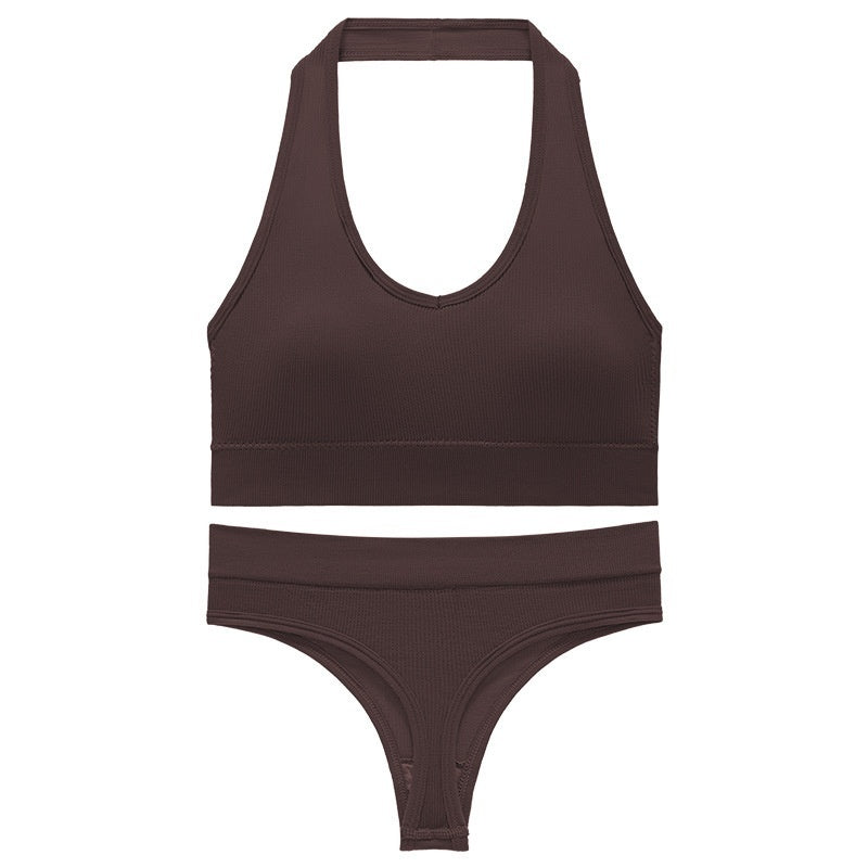 No Steel Ring Push Up Sports Bra Female