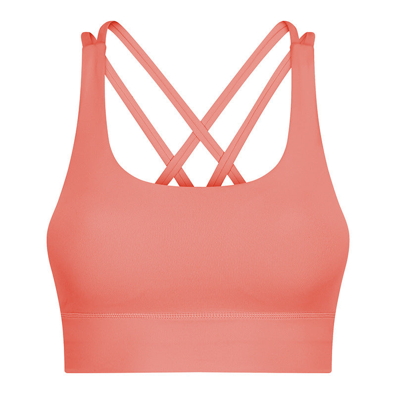 Skin-friendly Yoga Fitness Running Sports Bra Vest For Women