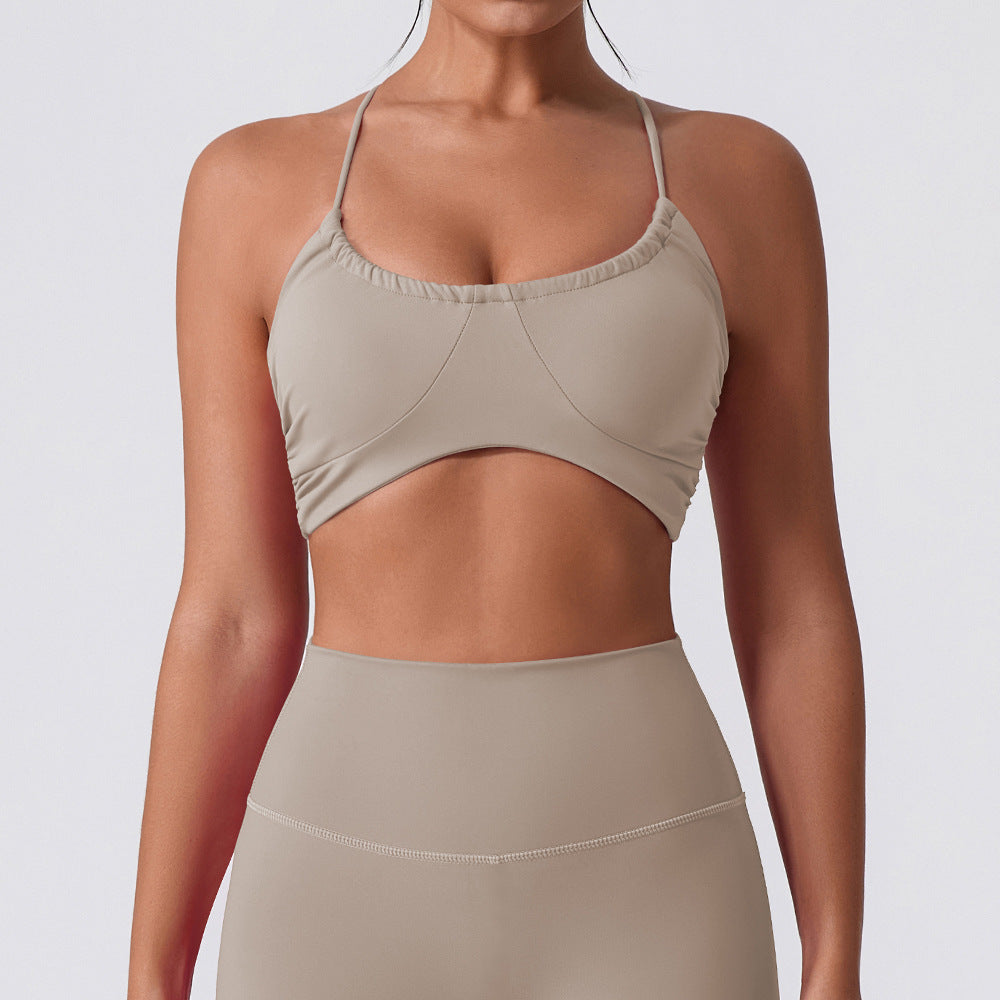 Sports Underwear Beautiful Back Push Up Outer Wear Workout Bra Yoga Vest