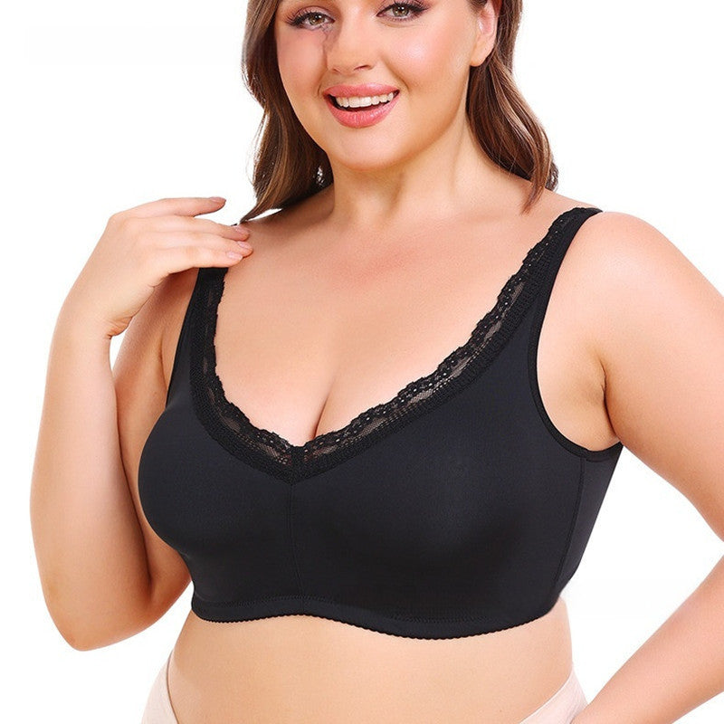 Plus-sized Full Cup Plus Size Thin Underwear Bra