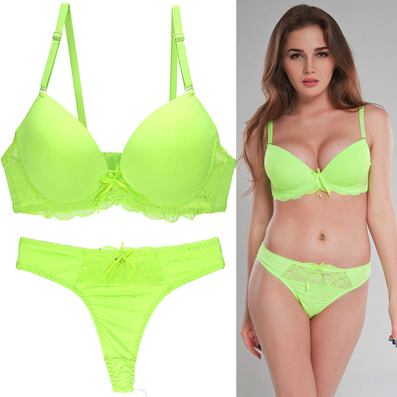 Lace Bra Set Women's Plus Size Underwear Set